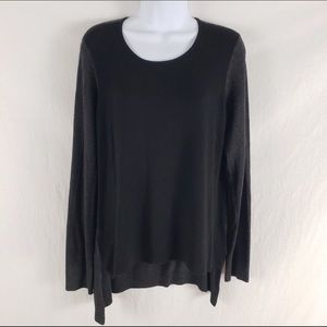 Eileen Fischer High/Low Scoop Neck Sweater Size M
